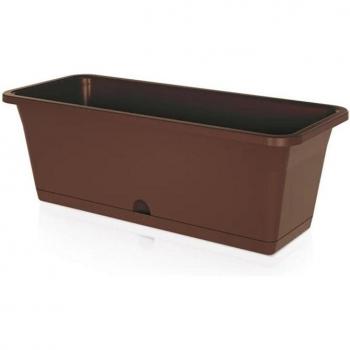 Maceta Camelia de Alta Calidad Prosperplast - Marrón Terracota 595x170x143 mm