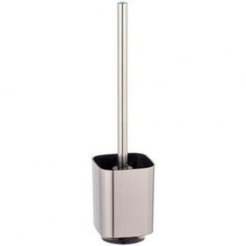 Escobillero para el baño serie Auron color plata