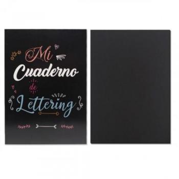 Cuaderno A4 Lettering Bismark Negras 80 g/m² - 50 Hojas