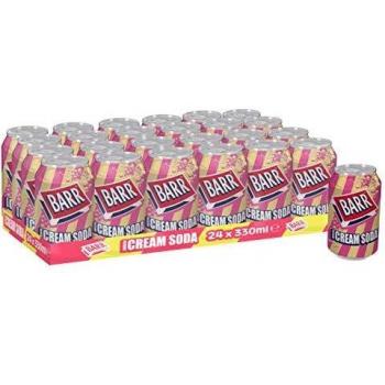 Barr Crema de soda, 500 g, 24 unidades