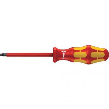 Wera Kraftform Plus 168I VDE Insulated Square Screwdriver Robertson Tip 2 100mm