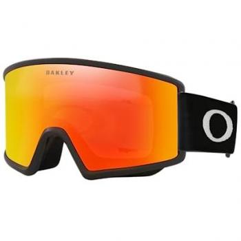Oakley Target Line S Matte Black Ski Goggles with Fire Iridium Lens