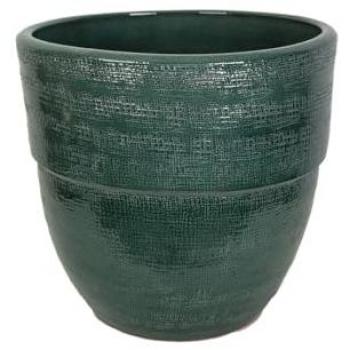Macetero Romimex Verde Cerámica 28x28x28 cm