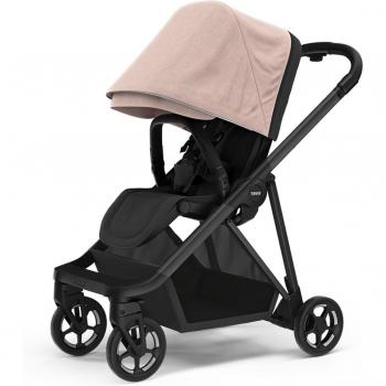 Thule Shine - Silla de Paseo con Chasis en Negro y Detalles en Rosa Mistico