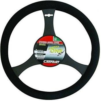 Funda cubierta para el volante CARPOINT 2561501, tamaño 33-37 cm, color negro