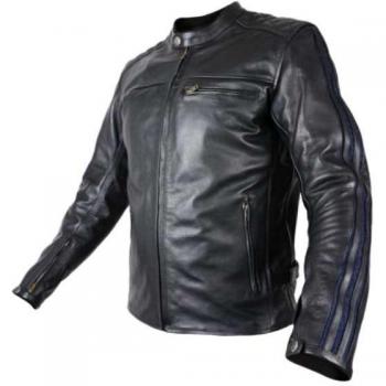 Overlap Chaqueta de Moto Wayne, Negro, XXXL