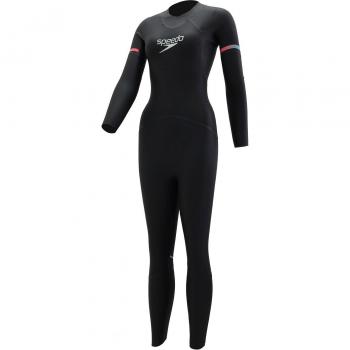 Traje de Neopreno Speedo Proton Fullsuit Mujer Negro Azul Rosa - Talla XS