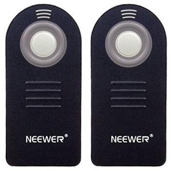 Neewer ML-L3 - 2 disparadores de control remoto inalámbrico para Nikon D5300, D3200, D5100, D7000, D600, D610, P7000, P7100, Nikon J1, V1, Nikon 1 AW1 D40, D40X, D50, D60, D70, D70S, D80, D90, D3000, D5000, F55, F65, F75, N65, Lite N75, Coolpix 8400, Zoo