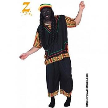 Fyasa-Disfraz de Rasta 12 años, Multicolor, Large 705897-T04