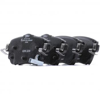 VALEO Juego de 4 pastillas de freno para NISSAN Qashqai, X-Trail y RENAULT Kadjar, Koleos (Ref: 302165)