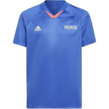 Camiseta de Manga Corta Infantil Adidas Predator Azul
