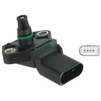 Sensor de presión de aire DELPHI PS10117, adaptación a la altura, compatible con SEAT Ibiza, Leon, Altea, Toledo, Cordoba, Exeo, Alhambra y VOLKSWAGEN Golf, Passat, Polo