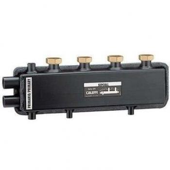 Separador Hidráulico-Colector de Acero para Sistemas de Calefacción Caleffi Sepcoll 559220 125mm Negro