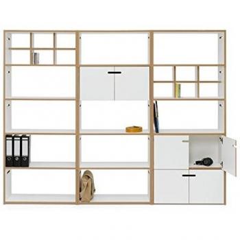 Tojo - Estantería de apilamiento Alto, con 2 Puertas, diseño de Rana