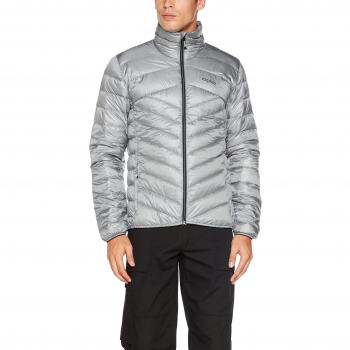 Odlo Jacket Air Cocoon Chaqueta, Otoño-Invierno, Hombre, Color Plata, tamaño Large