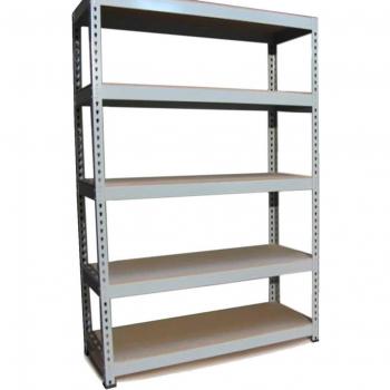 Estanterías Q-Rax Grises 3 unidades 120 x 50 x 180 cm de Acero Sin Tornillos