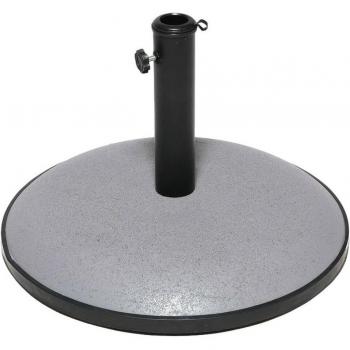 Base para Sombrilla Negra - Aire de Originalidad - Metal - Soporta Hasta 25 Kg