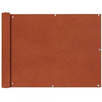 vidaXL Toldo para Balcón de Tela Oxford Terracota 90x600 cm Lona para Terraza