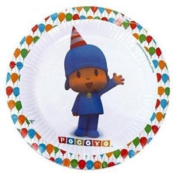 Pocoyo - 8 platos, 18 cm (Verbetena 016000381)