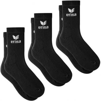 Erima Basic Childrens - Calcetines infantil, tamaño 35 - 38, color negro