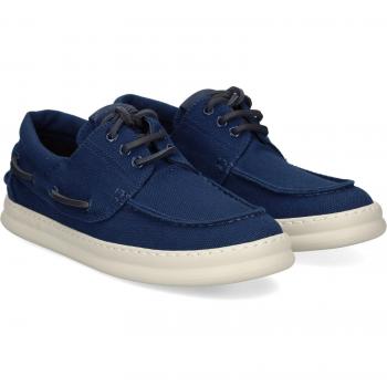 CAMPER Runner Casual Shoes for Men in Blue, Size 43, Made of Cotton Fabric