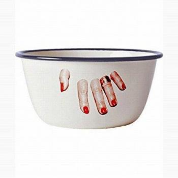 Cuenco de metal esmaltado Toiletpaper Ø 17 cm H.8 - Dedos