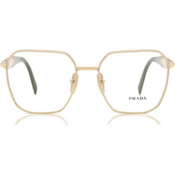 Prada PR 56ZV Asian Fit 5AK1O1 Women’s Eyeglasses Gold Size 53 (Frame Only) - Blue Light Block Available