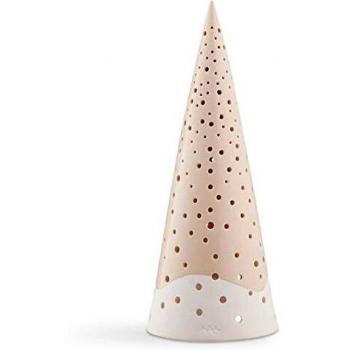 Kähler Portavelas Árbol de Navidad, Natural, 30 cm