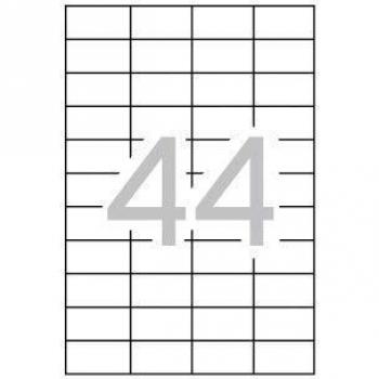 APLI 10825 - Etiquetas blancas permanentes 48,5 x 25,4 mm 25 hojas