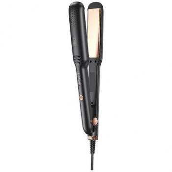 Plancha de Pelo XO - Potencia 60W - 4 Niveles de Temperatura hasta 230°C - Calentamiento Ultra Rápido - Color Negro
