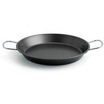 Quid Senia - Paellera En Acero De 32 Cm, 5 Raciones, Apta Para Horno e Inducción