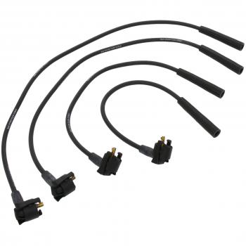 Juego de cables de encendido NGK 0632 y Bujía de Encendido NGK 0632, negro