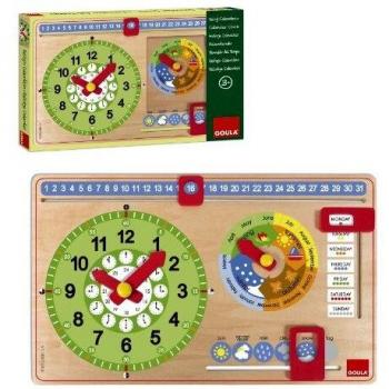 Goula - Reloj calendario ingles