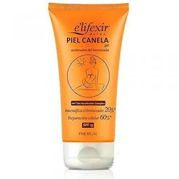 Elifexir Piel Canela - Gel Bronceador |Acelerador del Bronceado | Bronceado Intenso y Duradero | Ilumina tu Piel | Monoï de Tahiti | Creatina y Manteca de Karité| Protector Solar SPF15 - 150 ml