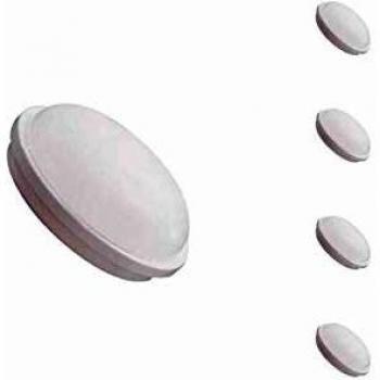 Pack de 5 Apliques LED Murales Redondos 20W IP65 Blancos Neutros 4000K - 5500K