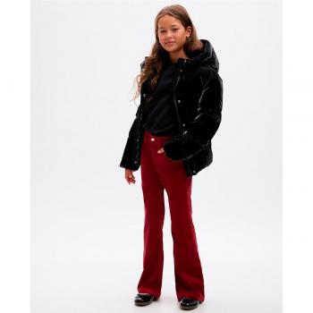 Pantalones Flare de Velluto para Niñas en Rojo, Talla 10Y/140-146