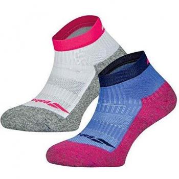Babolat Pro 360 Women Calcetines, Mujer, White/Fandango Pink, 39/42