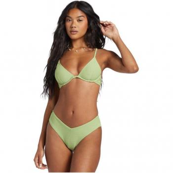 Braga de bikini de mujer Billabong Tanlines Fiji Bottom verde