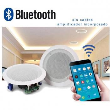 Altavoces de Techo Bluetooth 5 40W con Amplificador Integrado Blancos