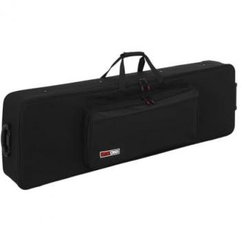 Funda Semirígida Ligera para Teclado Slim de 88 Teclas con Asa y Ruedas Gator GK-88 SLIM