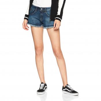 G-STAR RAW ARC Mid Short Rp Wmn, Pantalones Cortos para Mujer, Azul