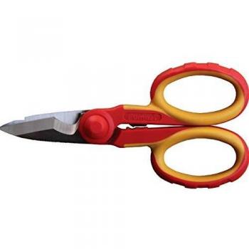 Fumasi 230846 Forbice Elettricista Professionale, Amarillo/rojo, mm, Set de 12 Piezas