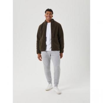 Brown XXL Centre Pile Fleece Jacket