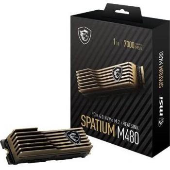 Disco Duro M2 Ssd 1tb Pcie4 Msi Spatium M480 Hs