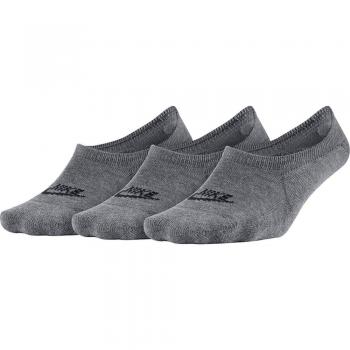 Nike U NSW Paquete de 3 Pares Calcetines, Mujer, Negro / Gris