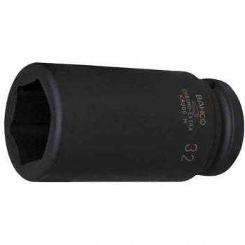 Bahco K8906Z-1.1/8 - Vasos De Impacto 3/4”, Hexagonales Serie Larga