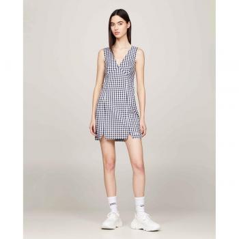 Vestido de tirantes de cuadros vichy Tommy Jeans