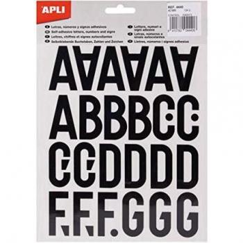 APLI 4440 - Letras adhesivas mayúsculas 40 mm