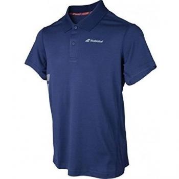 Babolat Core Poly Pique Polo hombre Tenis Ropa Azul, color azul, tamaño small