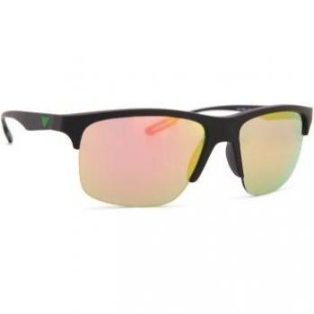 Emporio Armani EA 4188U Black Square Rimless Men's Sunglasses
